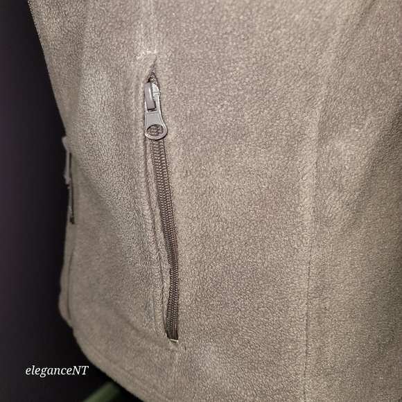 Columbia Lavendar Zipup Sleeveless Fleece Jacket Sz: Small - Picture 7 of 9